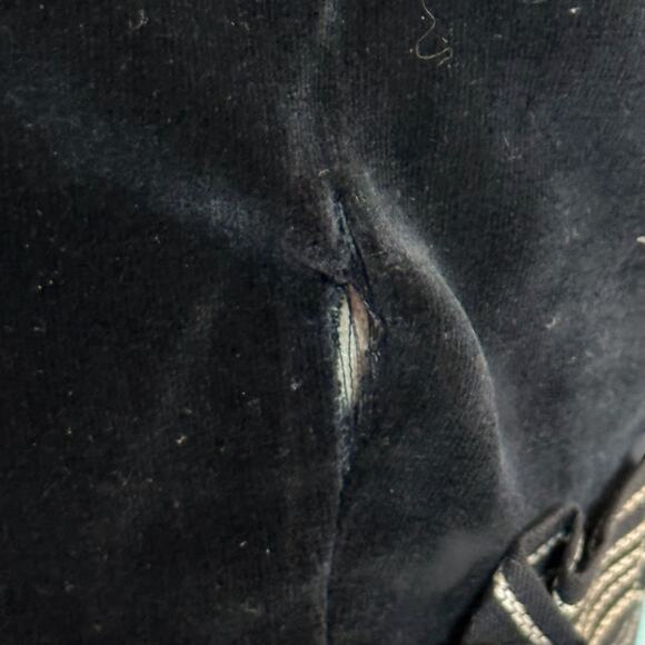 Vintage 1950s Velvet Striped Cotton Fit & Flare Party Dress Cupcake Black White - Picture 7 of 16